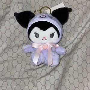 Sanrio Kuromi 4.5-inch (not including ears) Plush Keychain